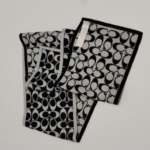 Coach Logo Scarf